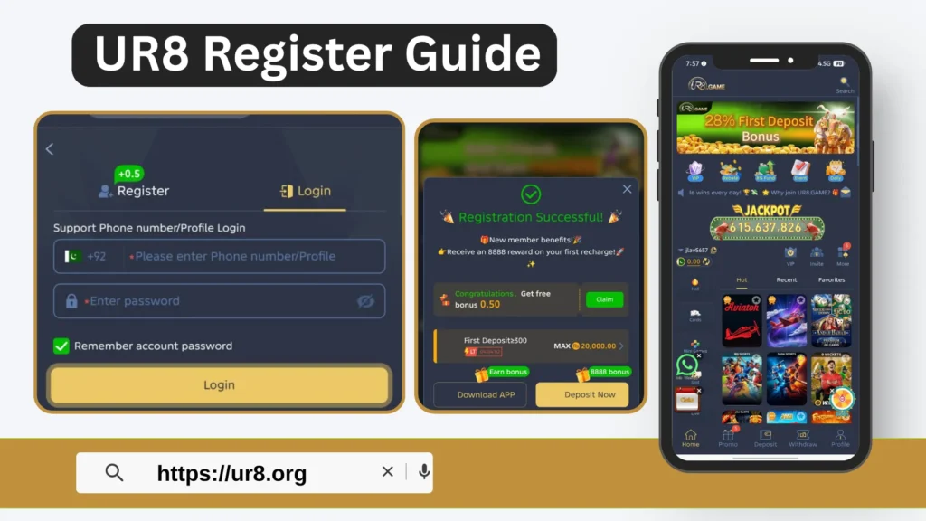 Ur8 Game Registration Guide